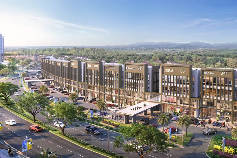Devant — Street View Siang, Seluruh Deretan Business Loft