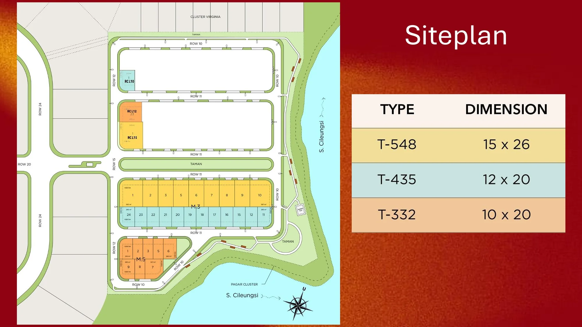 Siteplan Richmond — Kota Wisata Cibubur