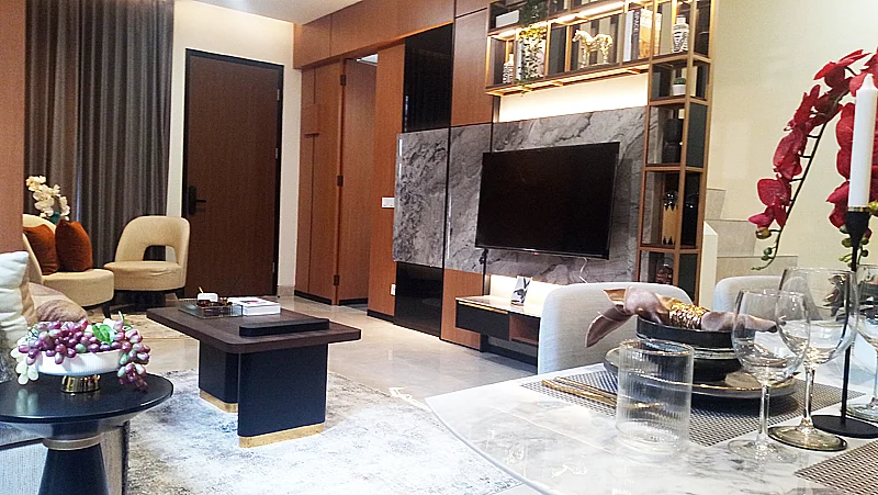 Vermont — Living Room Modern (Ideas & Inspiration | Show Unit)
